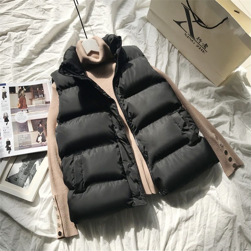 Dames Bodywarmer met Hoge Kraag en Waterdichte Voering