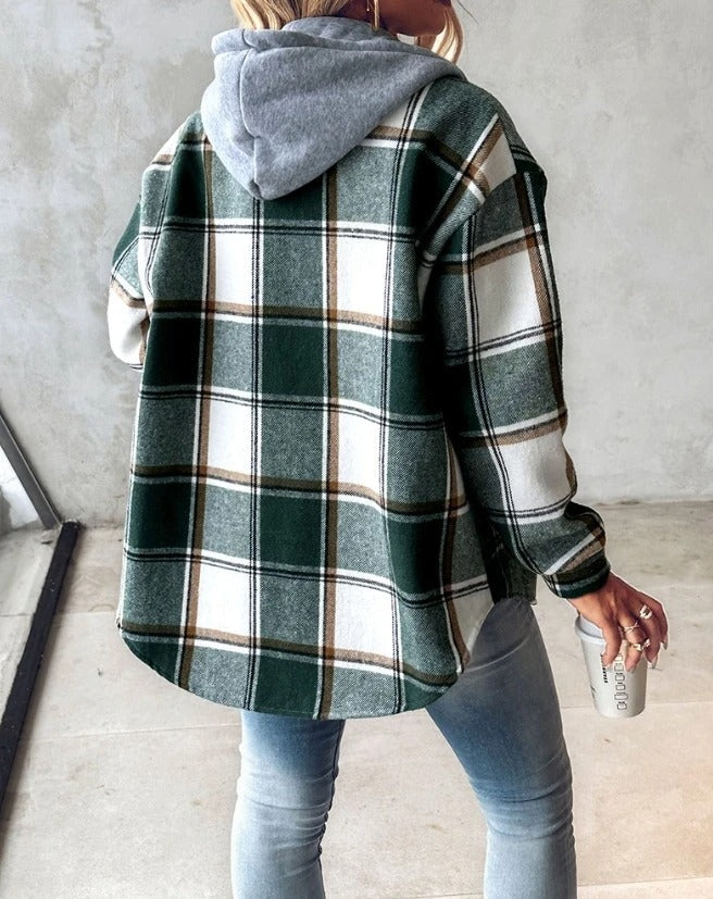 Dames Hoodie met Print en Ontspannen Pasvorm