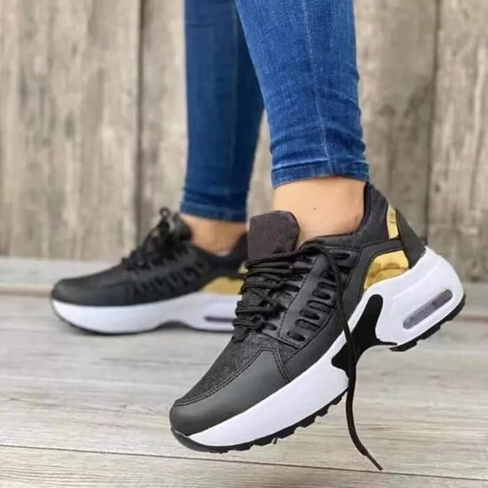 Dames Sneakers Orthopedisch Zwart