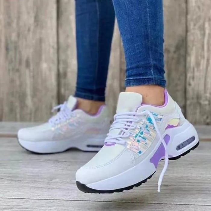 Dames Sneakers Orthopedisch Paars