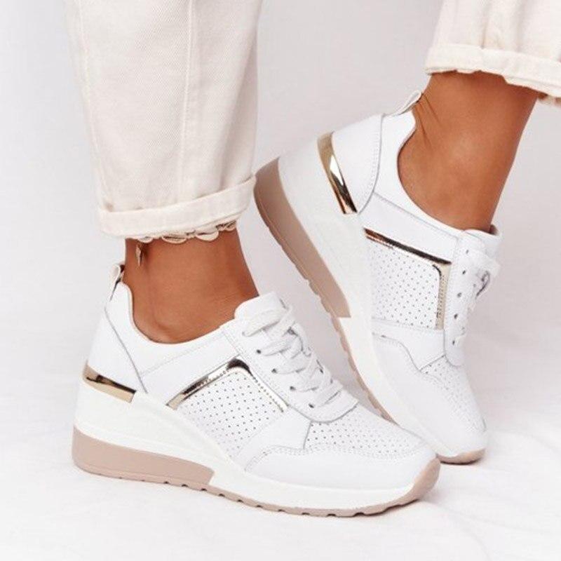 Dames Sneakers met Orthopedische Ondersteuning Wit