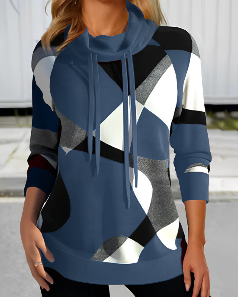Dames Tops met Kleurblokdesign en Raglanmouwen 4