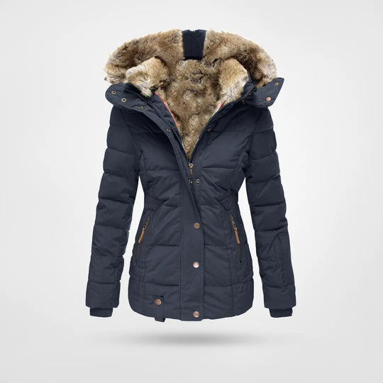 Dames Winterjack met Waterdichte Bescherming en Verstelbare Capuchon 3