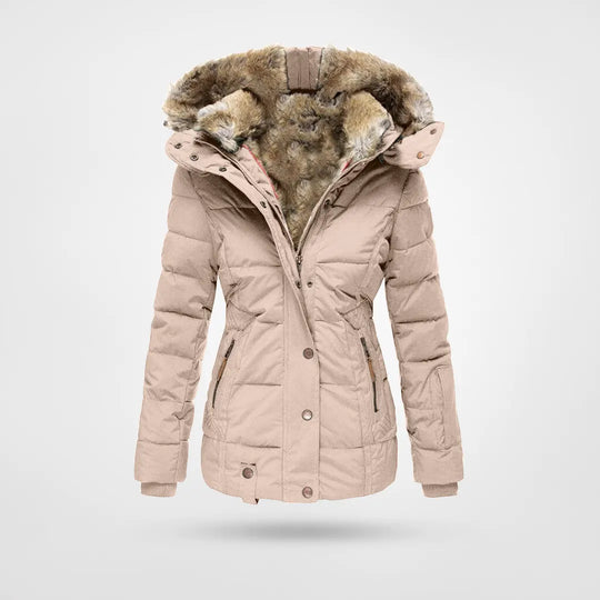 Dames Winterjack met Waterdichte Bescherming en Verstelbare Capuchon 4