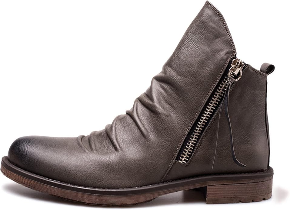 Heren Boots met Ritsluiting en Modern Ontwerp 3