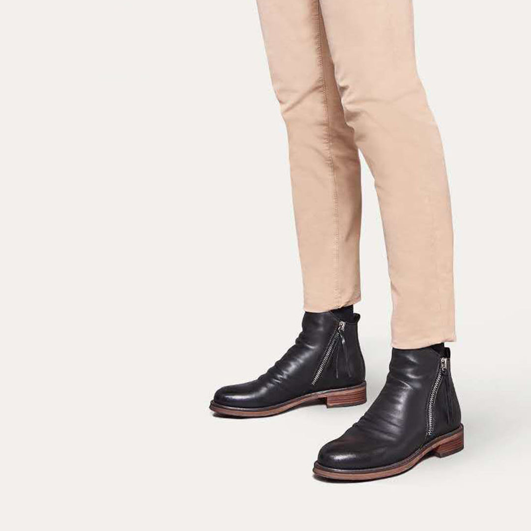 Heren Boots met Ritsluiting en Modern Ontwerp 5