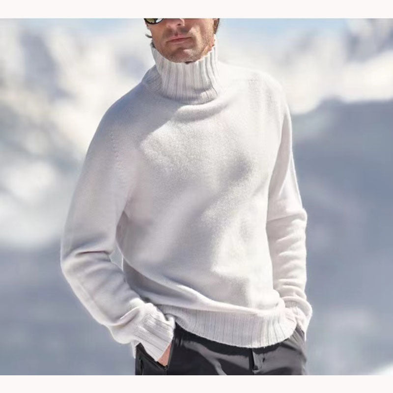 Heren Coltrui met Lange Pasvorm en Opstaande Kraag voor Comfortabele Winterstijl 1