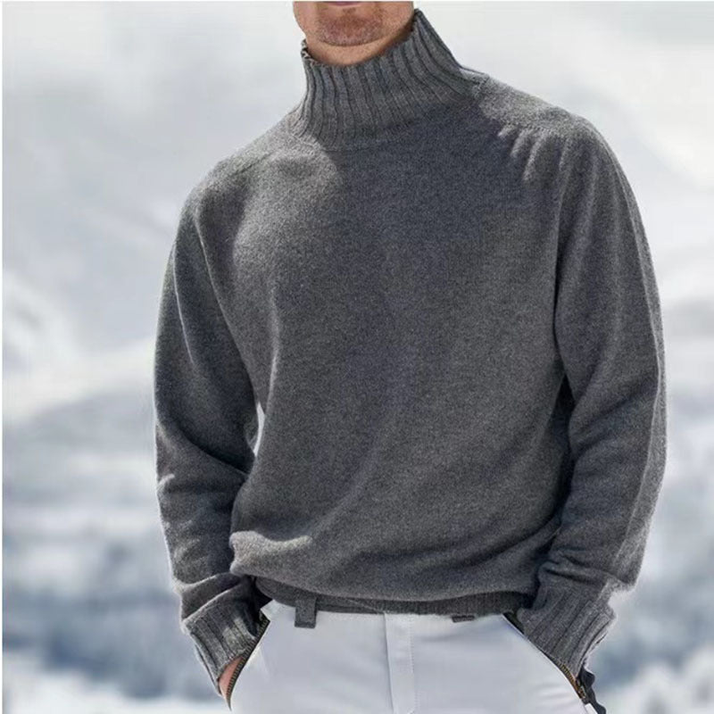 Heren Coltrui met Lange Pasvorm en Opstaande Kraag voor Comfortabele Winterstijl 2