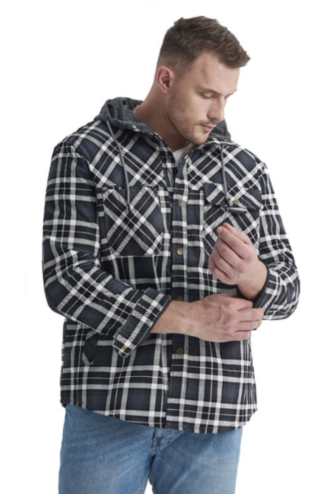 Heren Jack met Capuchon en Praktische Zakken voor Comfortabele Buitenactiviteiten 8