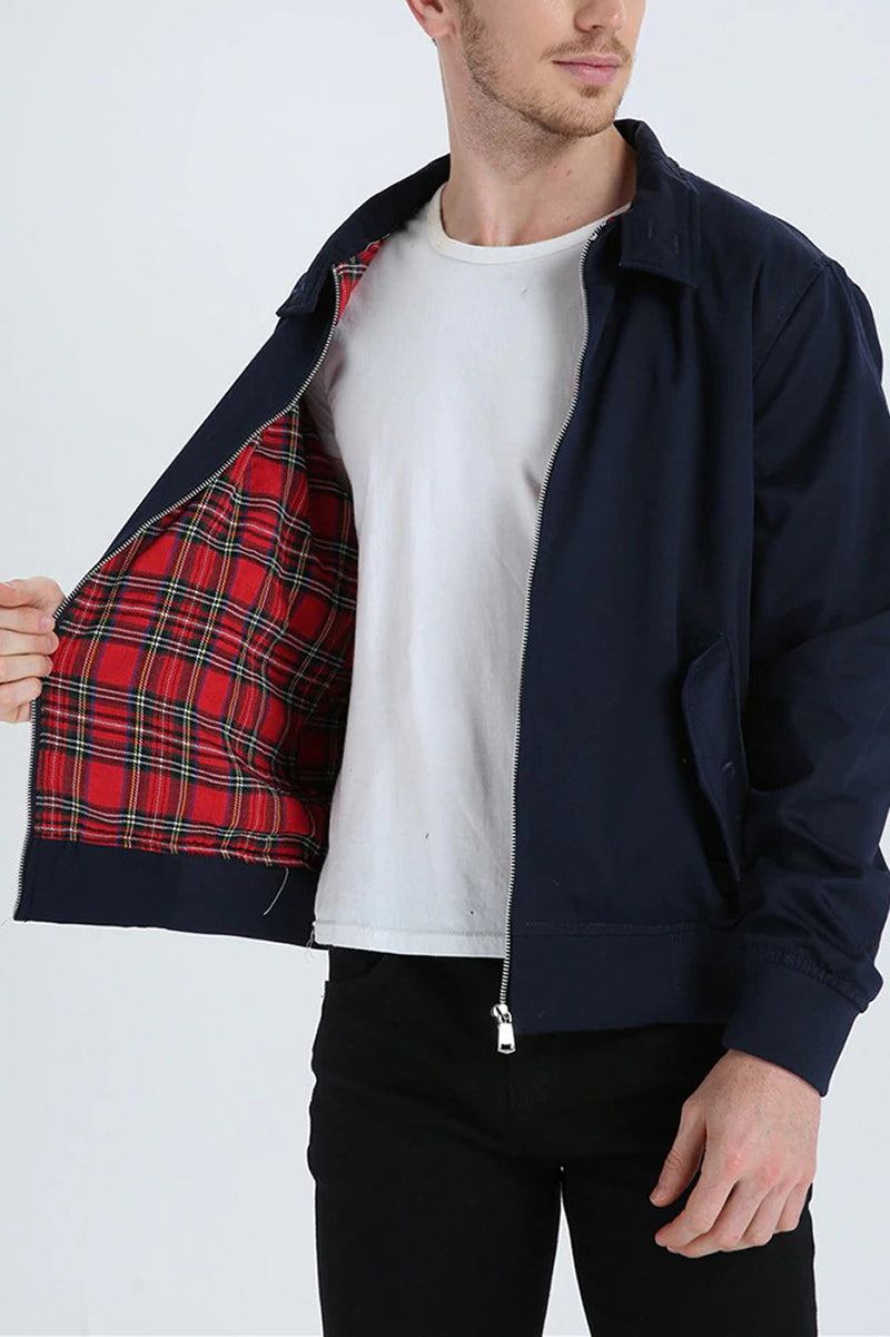 Heren Jack met Tailored Schouders en Ribgebreide Mouwen 1