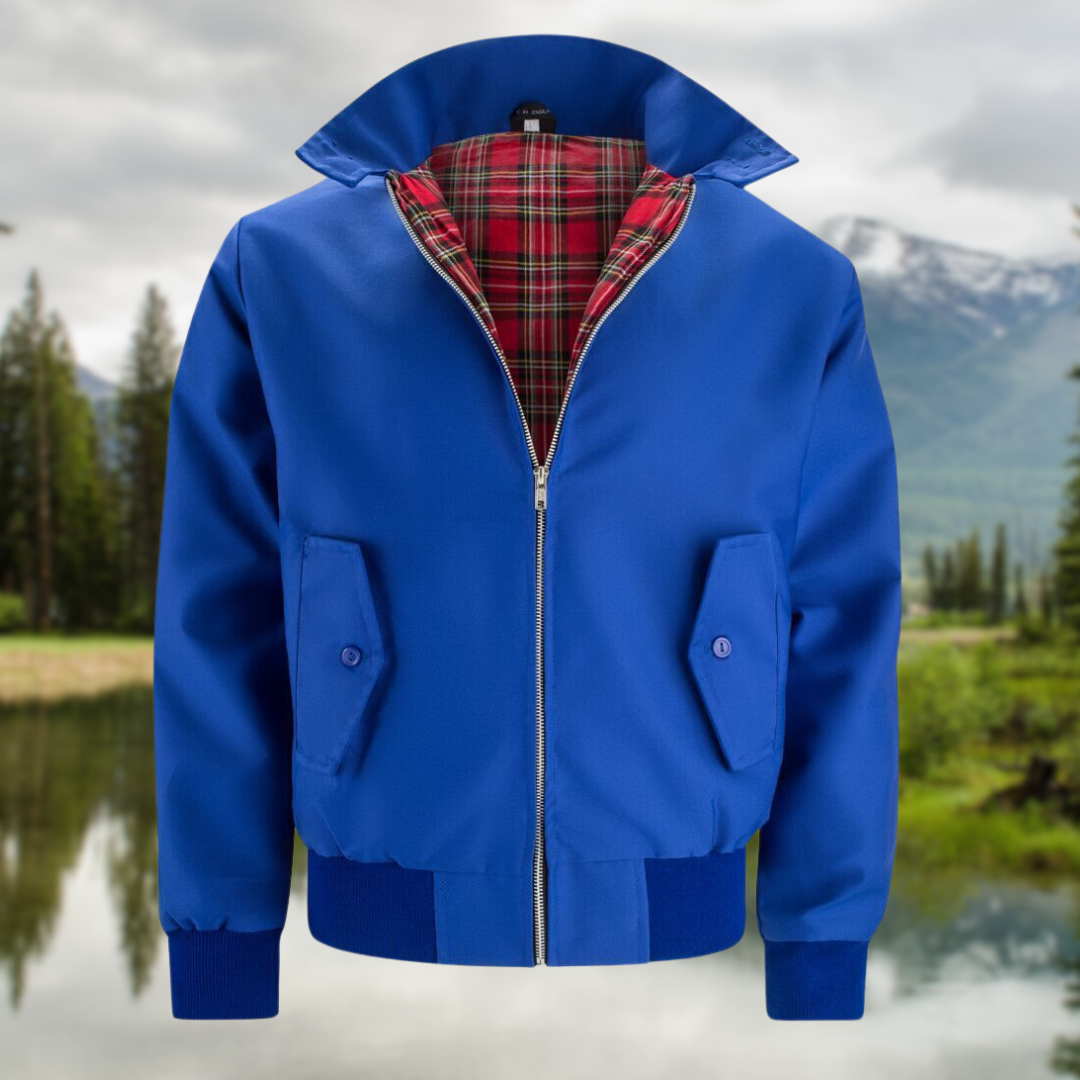 Heren Jack met Tailored Schouders en Ribgebreide Mouwen 13