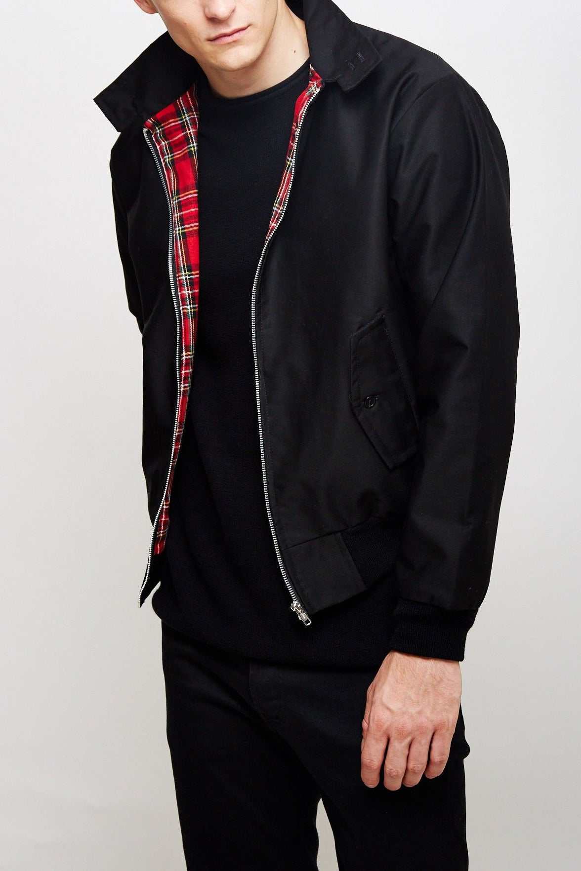 Heren Jack met Tailored Schouders en Ribgebreide Mouwen 4