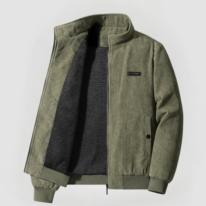 Heren Jack van Cord met Sherpa Voering en Praktische Zakken 0
