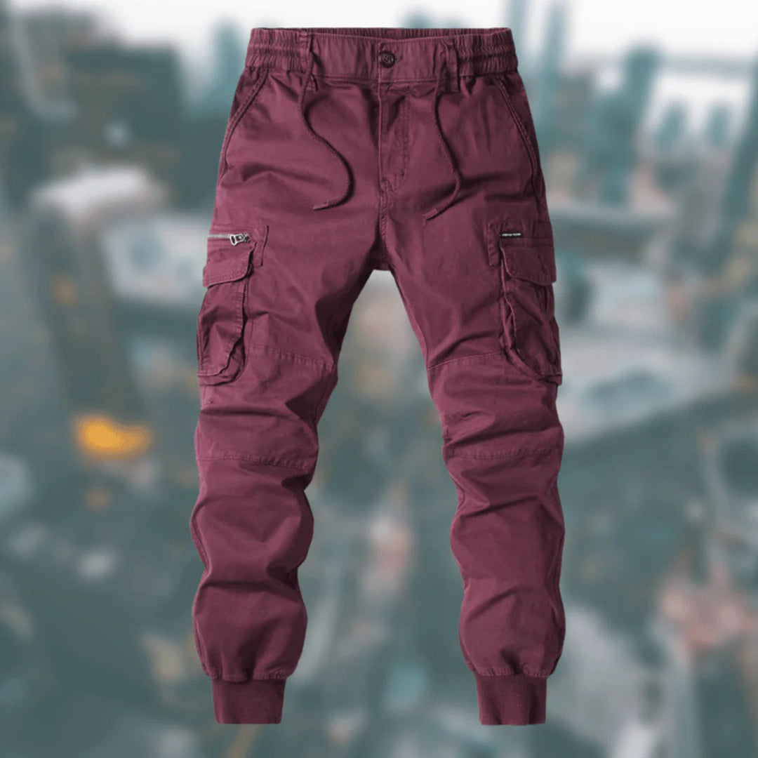 Heren Jogger Broek met Perfecte Pasvorm en Praktische Tassen 7
