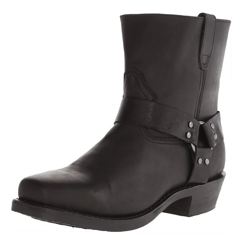 Heren Laarzen van Leer met Vintage Cowboy Design en Lichtgewicht Comfort 3