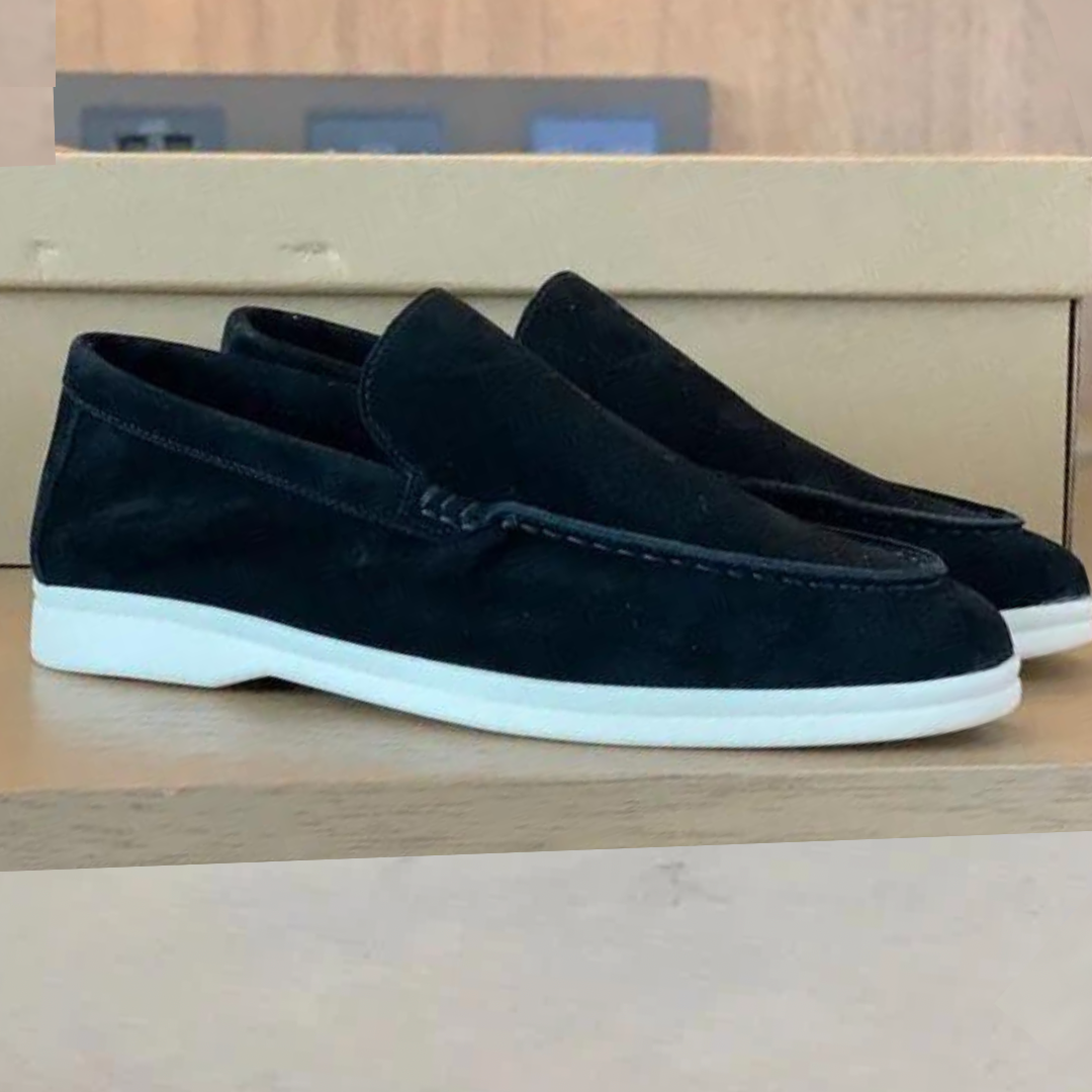 Heren Casual Loafers Zwart