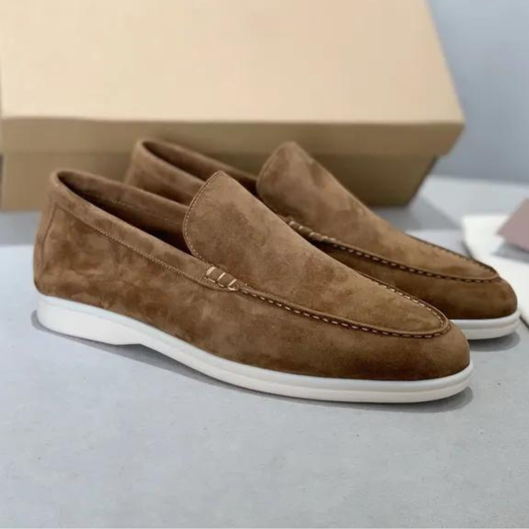 Heren Casual Loafers Bruin