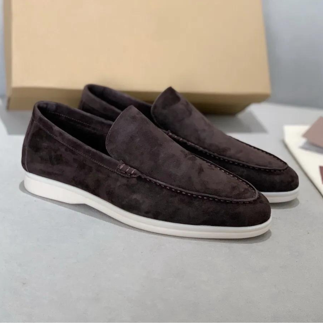 Heren Casual Loafers Donkerbruin