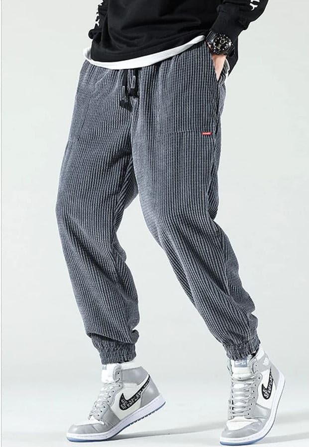 Heren Pantalon van Velours Côtelé met Moderne Snit en Comfortabele Pasvorm 1