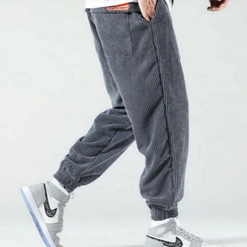 Heren Pantalon van Velours Côtelé met Moderne Snit en Comfortabele Pasvorm 4