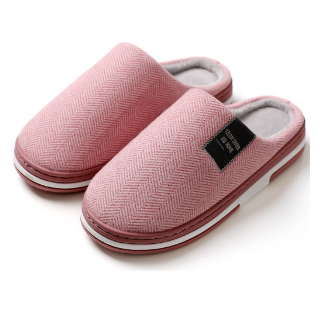 Pantoffels met Luxe Zachte Voering en Stevige Zool Roze