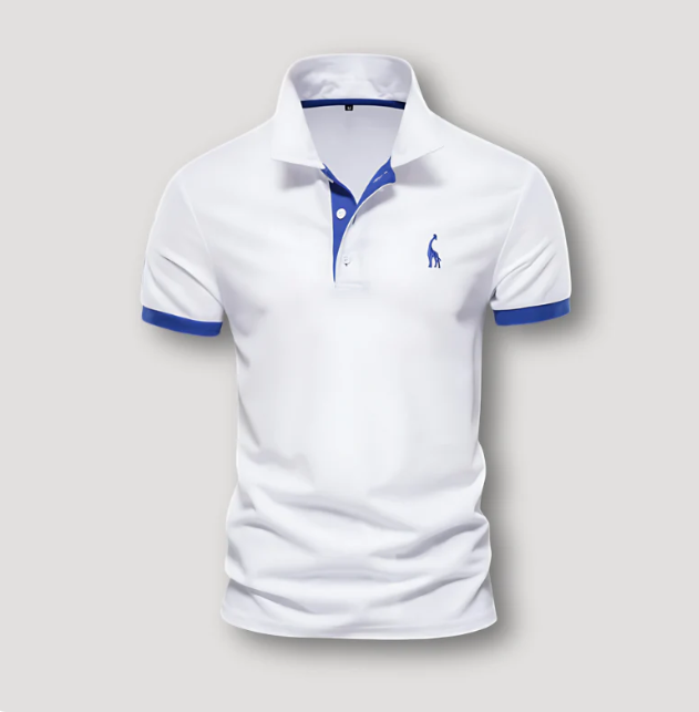 Heren Polo Shirt Korte Mouwen Wit