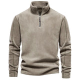 Heren Fleece Pullover met Halve Zip