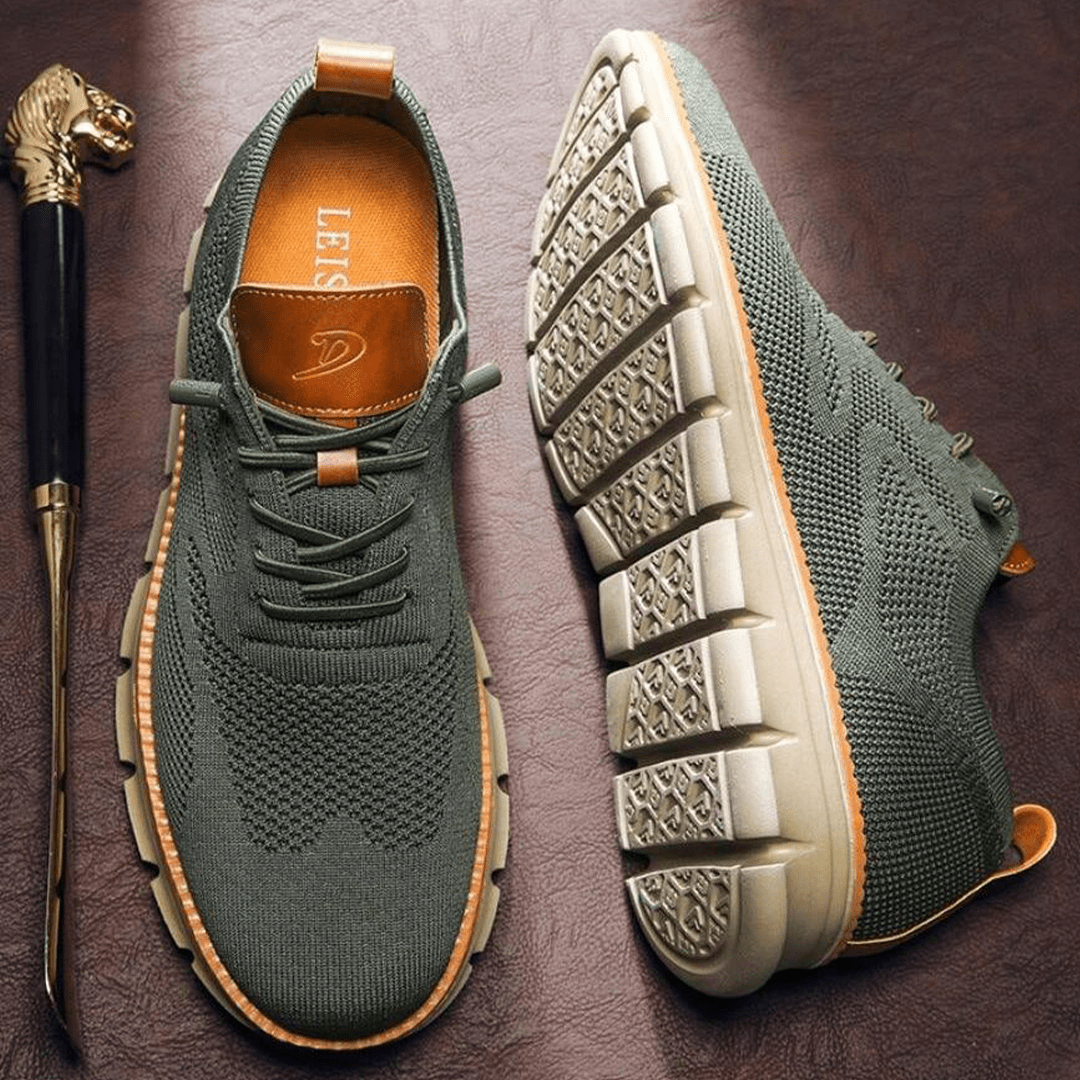 Heren Schoenen met Flexibele Zool en Ademend Materiaal