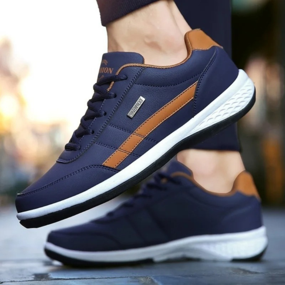 Heren Sneakers met Orthopedische Ondersteuning en Hoogwaardig Leer 1