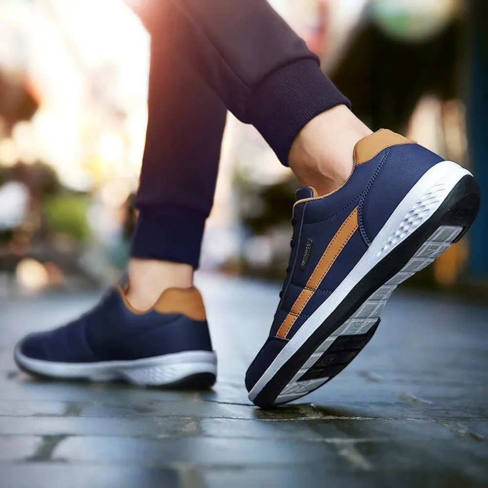 Heren Sneakers met Orthopedische Ondersteuning en Hoogwaardig Leer 3