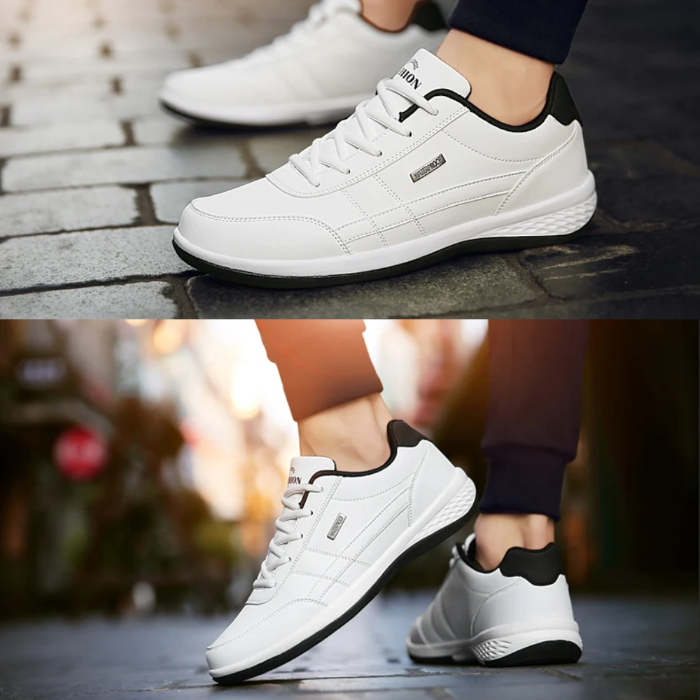Heren Sneakers met Orthopedische Ondersteuning en Hoogwaardig Leer 7
