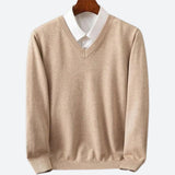 Heren Casual Trui met V-Hals