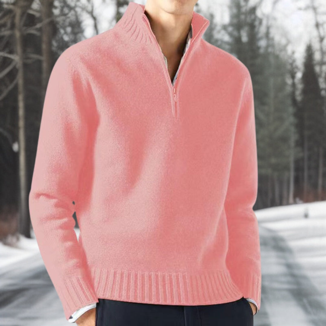 Heren Trui met Zippocol en Dikke Brei voor Comfortabele Winterstijl 4