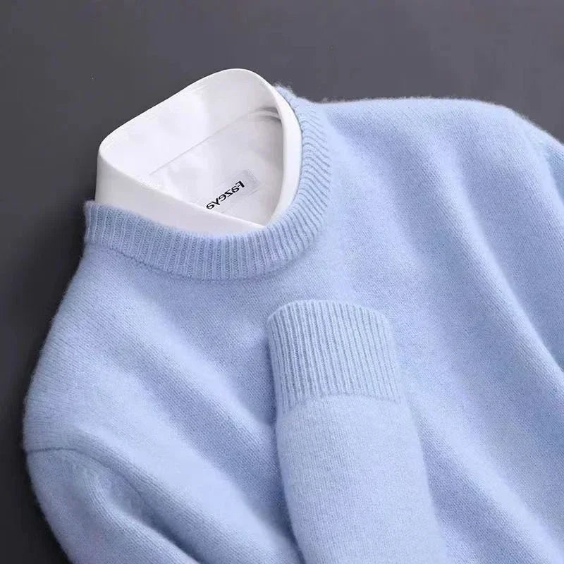 Heren Trui van Cashmere met Luxe Comfort en Tijdloos Design 4