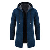 Heren Gebreid Cardigan Vest met Ritssluiting en Opstaande Kraag