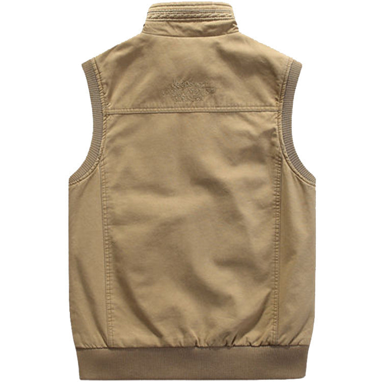 Heren Vest met Rits voor Outdoor Activiteiten met Meerdere Zakdetails 8