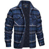 Heren Overshirt met Ruitpatroon en Borstzakken