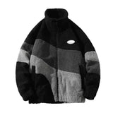 Heren Fleece Teddy Vest met Rits en Hoge Col