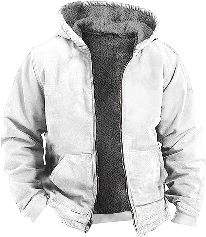 Heren Winterjas met Fleece Voering en Waterdichte Buitenlaag 11