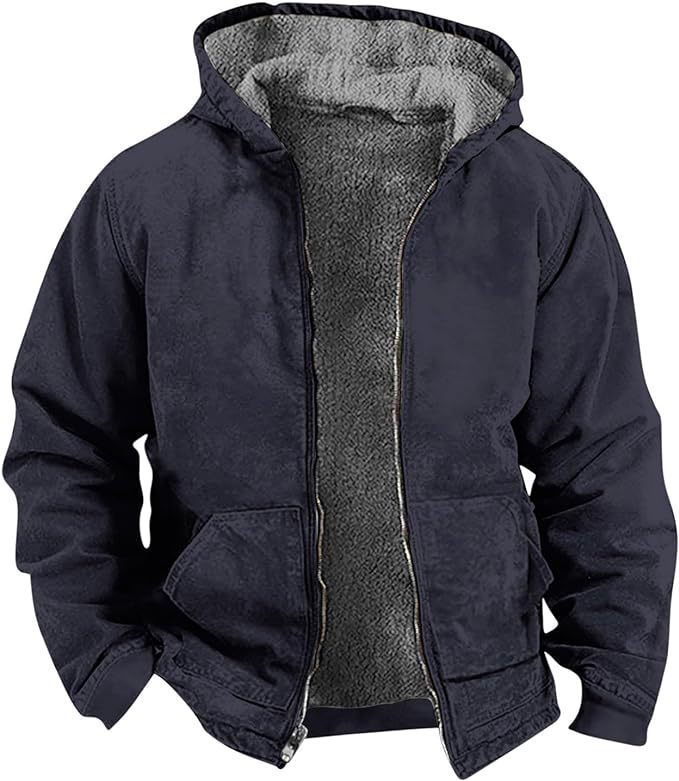 Heren Winterjas met Fleece Voering en Waterdichte Buitenlaag 4