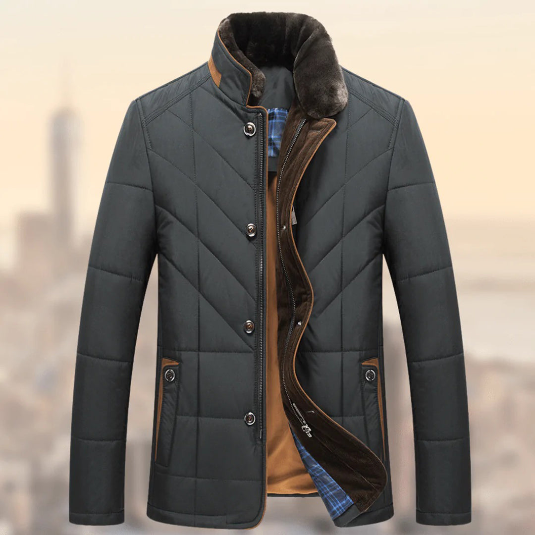 Heren Winterjas met Hoogwaardige Isolatie en Tijdloos Design 1