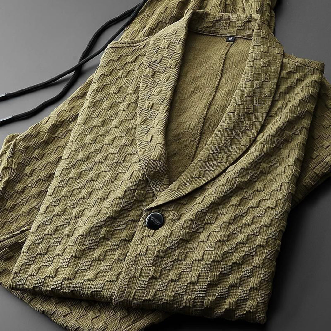 Heren Zomerset met Button-Down Overhemd en Joggers 3