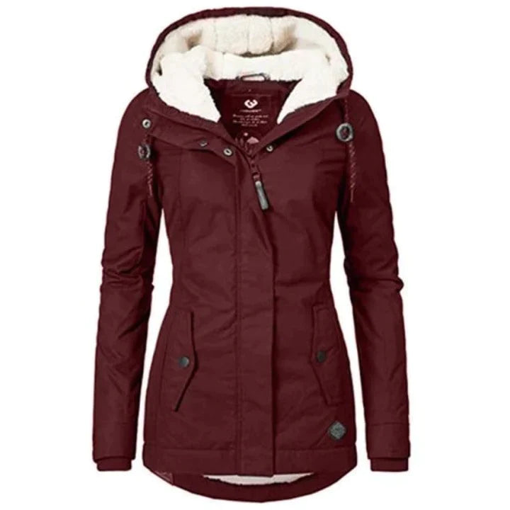 Lange Winterjas Dames met Elegante Pasvorm en Hoogwaardige Isolatie 1