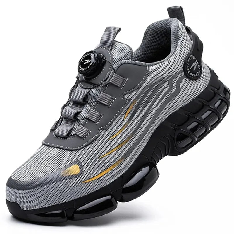 Unisex Veiligheidschoenen S3 Marwan - Sportieve Werkschoenen voor Heren en Dames Grijs