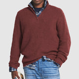 Heren Luxe Pullover met Ritssluiting