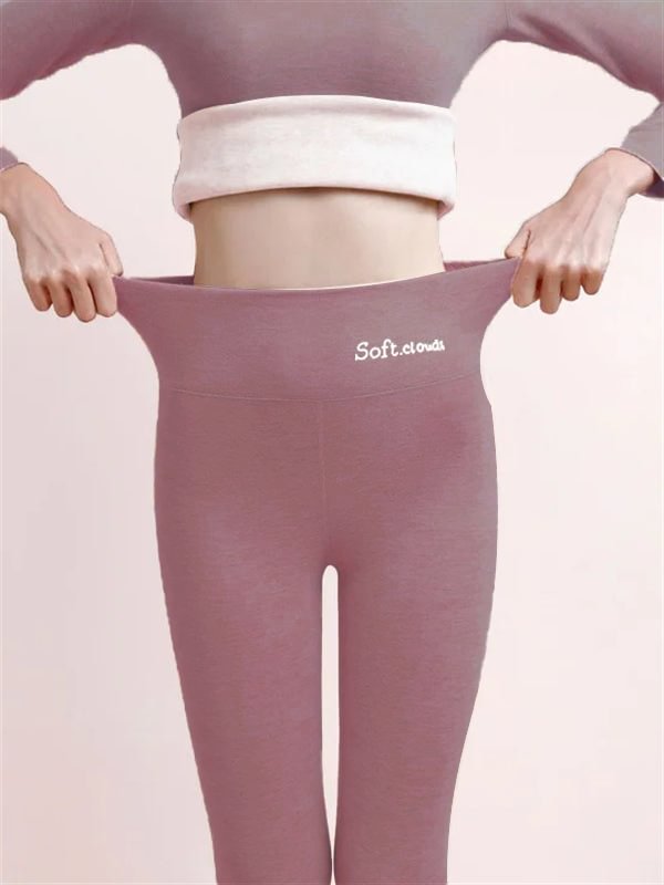 Dames Legging met Fleecevoering en Hoge Taille