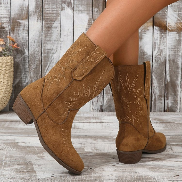 Dames Cowboy Enkellaarzen