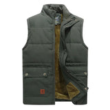 Heren Bodywarmer met Staande Kraag en Fleece Voering