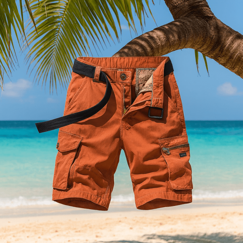 Heren Cargo Short met Cargozakken en Verstelbare Zoom