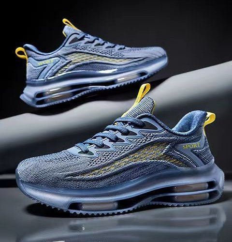 Heren Hardloopschoenen met Veters en Luchtkussenzool